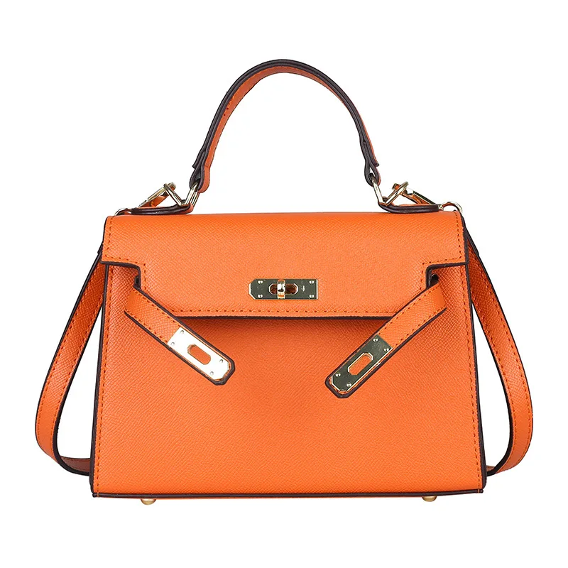 

New Simplicity Fashion Classic all-match PU Leather handbag designer texture Luxury Women One-shoulder Messenger Handbag