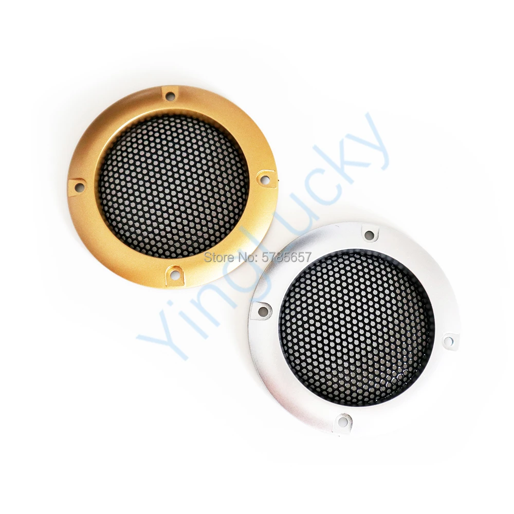 2 шт. 2-дюймовый сетчатый корпус для динамика с черной защитной железной сеткой
