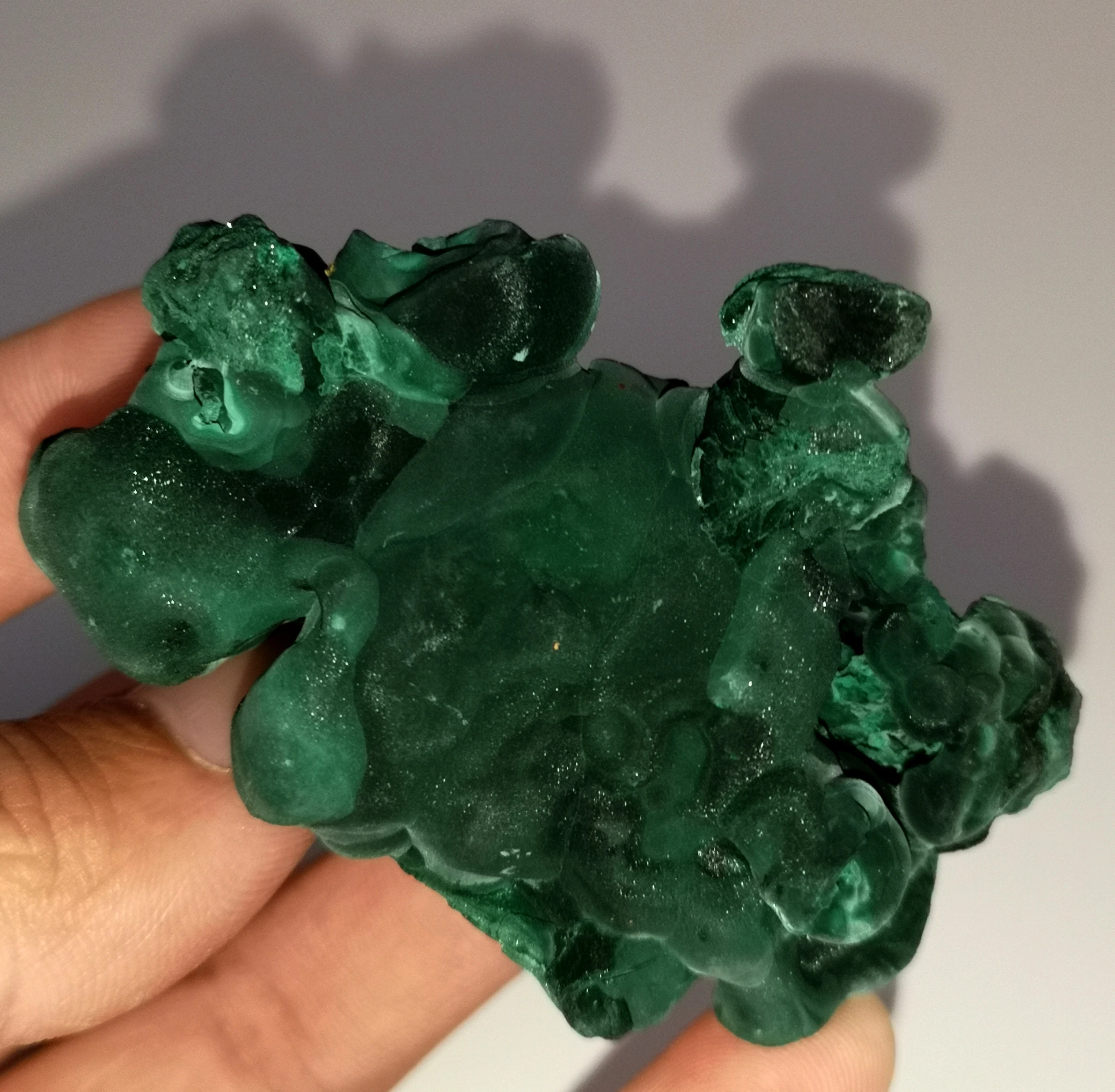 92g Natural malachite mineral specimen green stone crystal teaching specimen collection free shipping