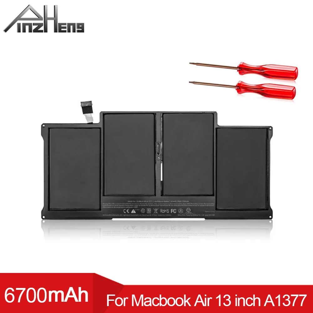 Аккумулятор для ноутбука PINZHENG A1377 MacBook Air 13 дюймов A1369 Mid 2011 A1405 A1466 2012 2013 A1496 2015