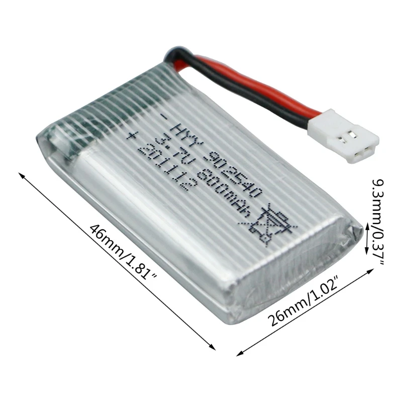 2022 Новый 3 7 V 800 mAh литий-полимерный аккумулятор для Syma X5 X5C X5S X5SC X5HW X5HC X5SW M68 X300 X400 X500