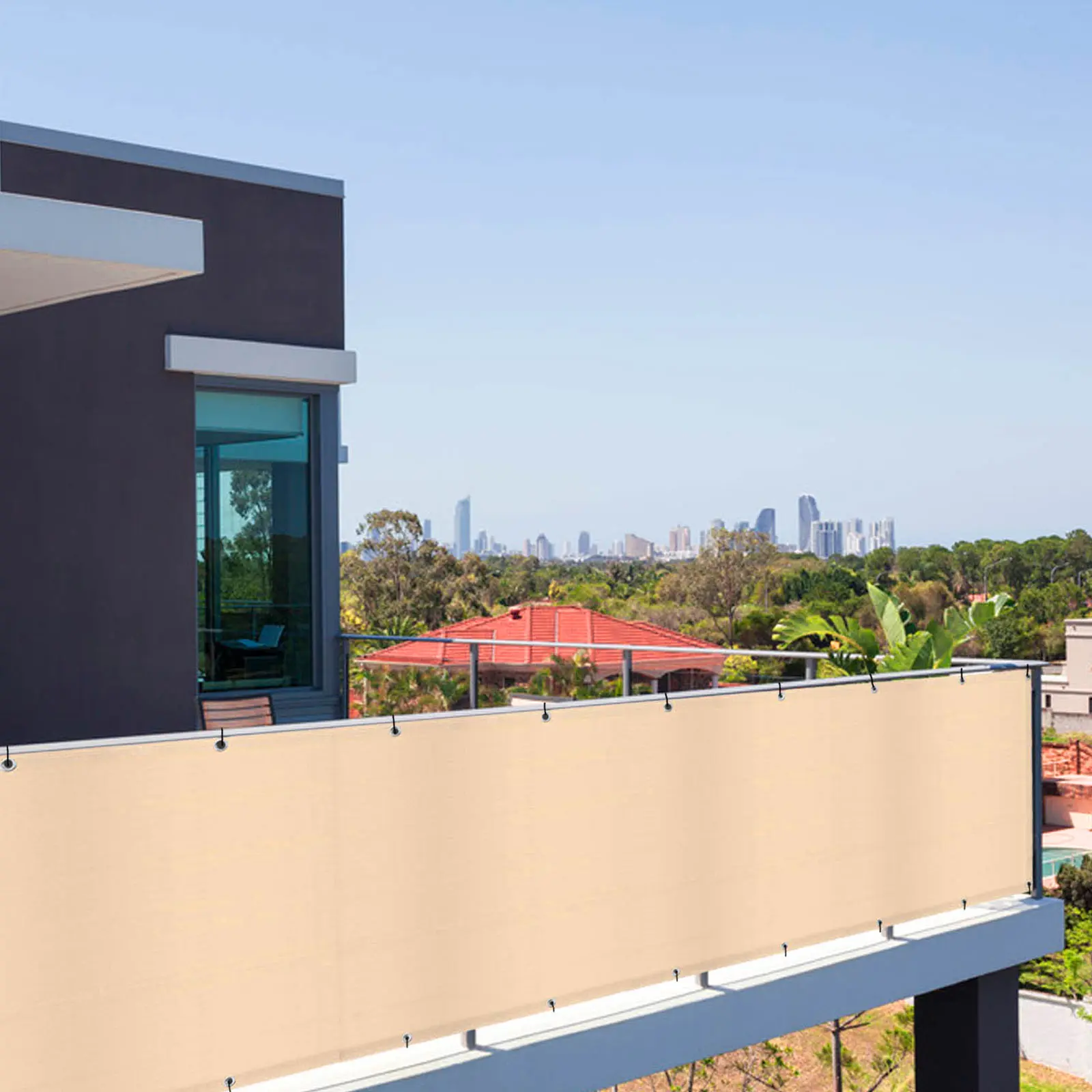 Защита для балкона защита от УФ лучей солнцезащитный экран конфиденциальности