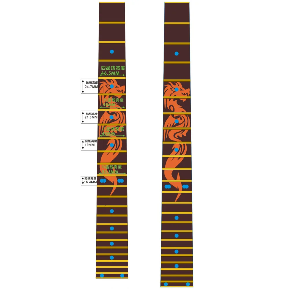 Инкрустация для электрической акустической гитары наклейка с изображением