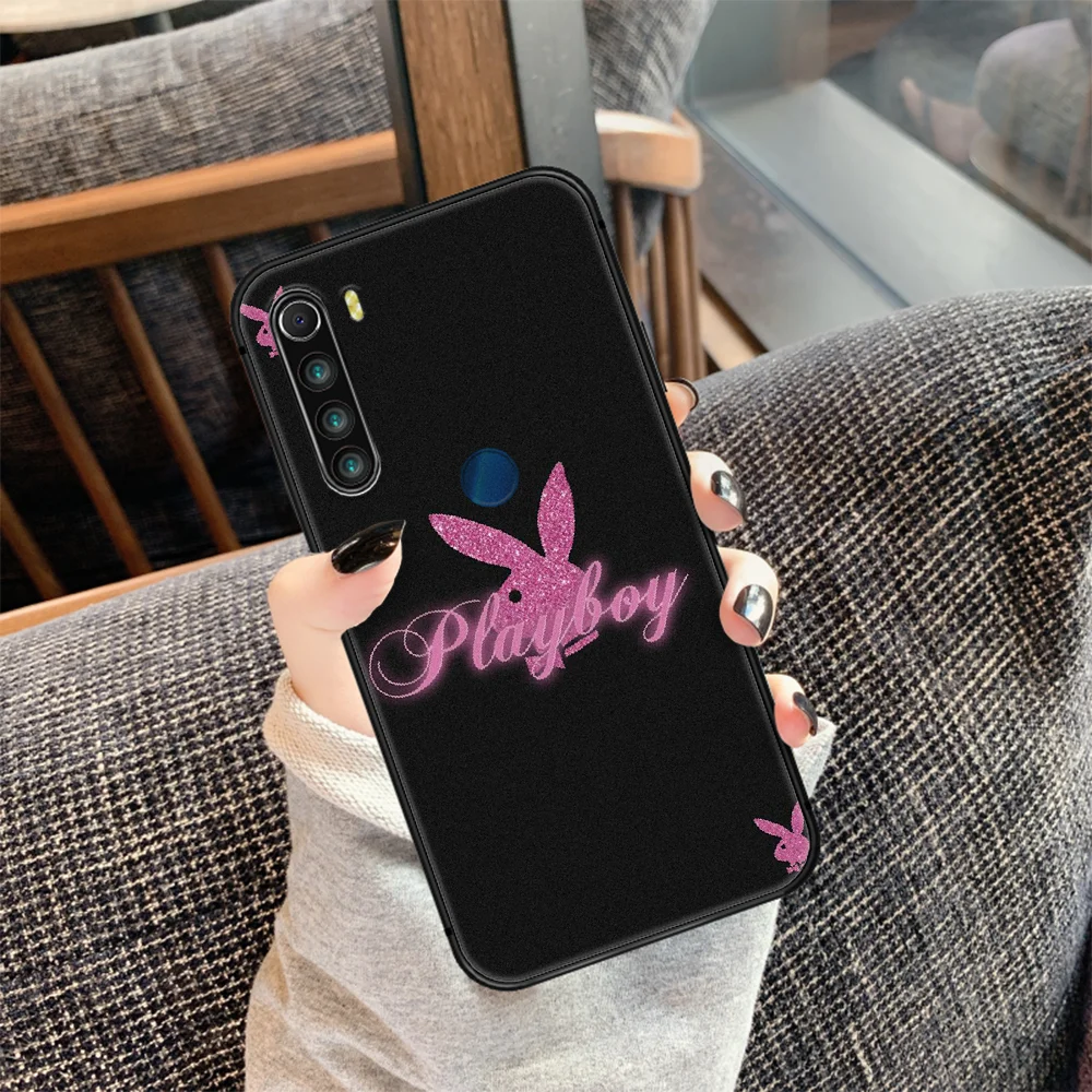 

American Fashion brand rabbit Phone Case Cover Hull For XIAOMI Redmi 7 7a 8 8a 9 9a NOTE 6 7 8 8t 9 9s Pro Max 4X black