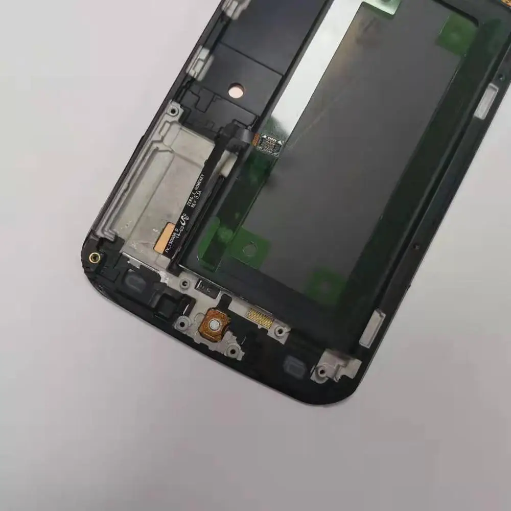 Super AMOLED S6 edge lcd для samsung GALAXY S6 edge G925 G925F G925FQ ЖК-дисплей кодирующий преобразователь сенсорного экрана в сборе маленькая тень