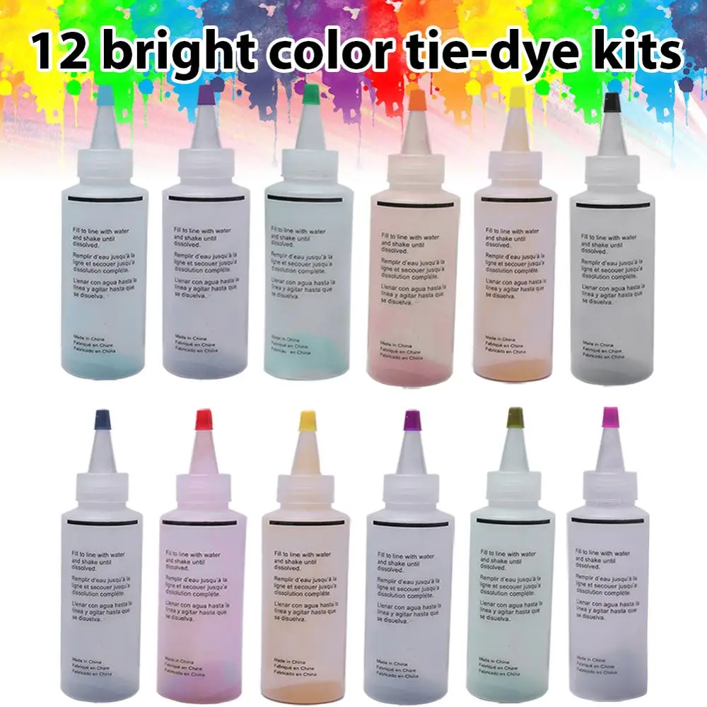 12 шт искусство Красочные вечерние принадлежности аксессуары галстук краситель