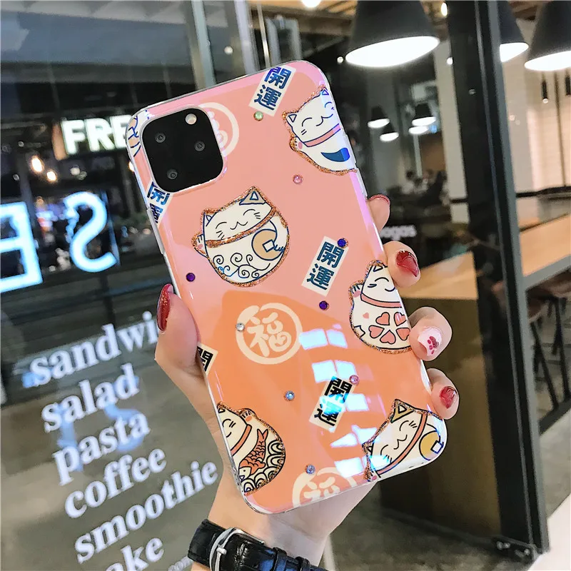 Чехол для iphone 11 pro Max Bling Sailor Moon, для iphone 11 X XR XS Max 6 7 8 plus, мягкий чехол из ТПУ с рисунком Crayon Shin-Chan