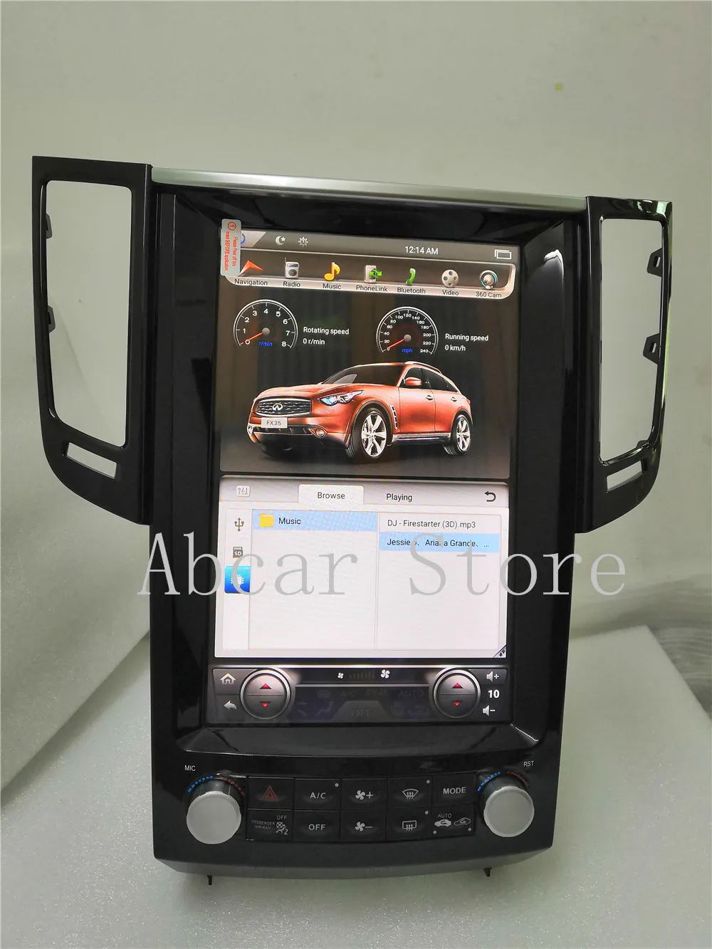 12 1 ''Tesla стиль Android 9 0 автомобильный dvd плеер GPS навигация для infiniti G G25 G35 G37 стерео