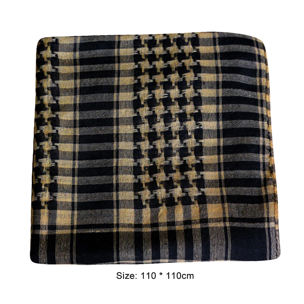

Fashion Men Outdoor Sport Hiking Square Shawls Scarves Warm Windproof Keffiyeh Cotton Arabic Bandanas Neck Tube Headband Unisex