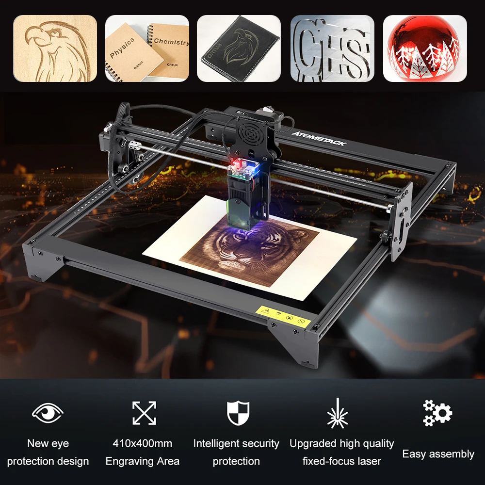 Лазерный гравер высокой точности 20 Вт лазерный гравировальный режущий станок