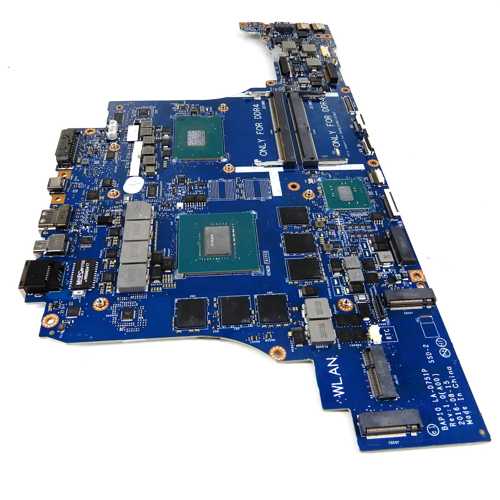 

CN 0JHRTF LA-D751P i7-6700 CPU Mainboard For LA-D751P ALIENWARE 17 R4 CN JHRTF Laptop motherboard 100% Tested