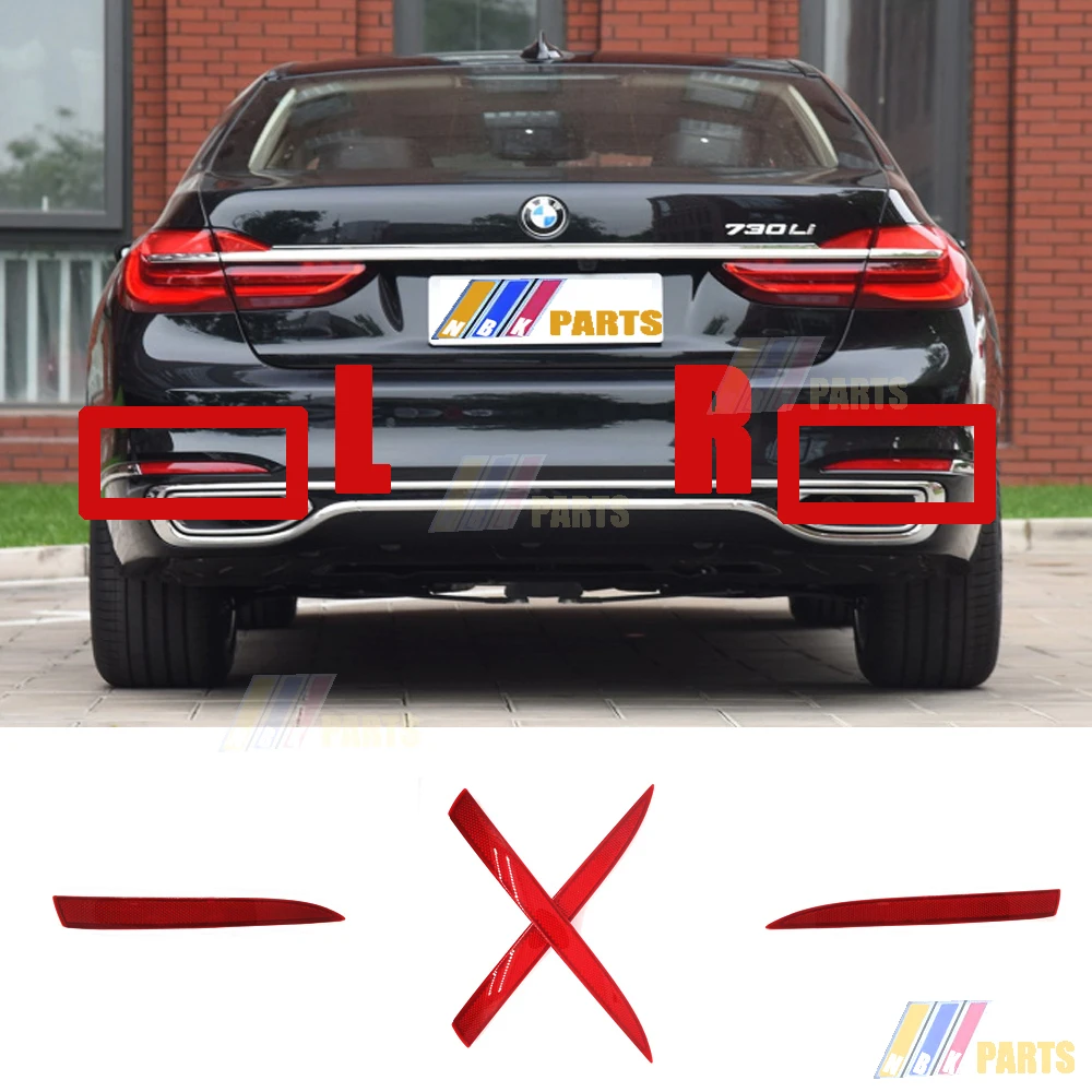 Подходит для заднего отражателя 16-18 BMW7 G11 Sedan G12 Wagon 730d 730dX 740dX 740e 750dX 750iX 725Ld 730Ld 740LeX