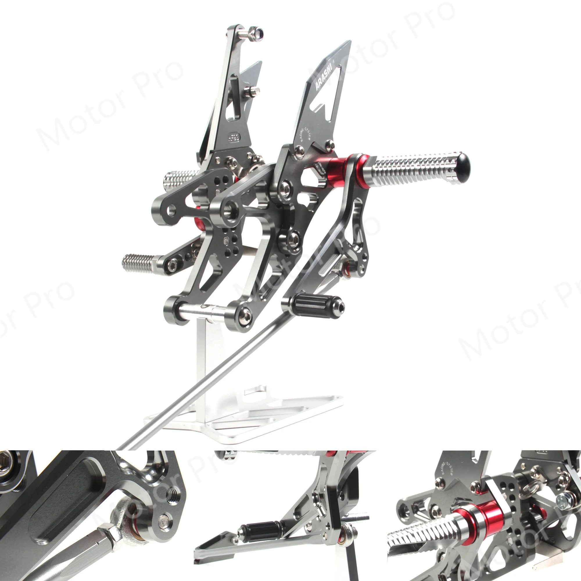 Регулируемые подставки для мотоциклов Yamaha YZF R1 2007 2008 ног педаль заднего вида CNC