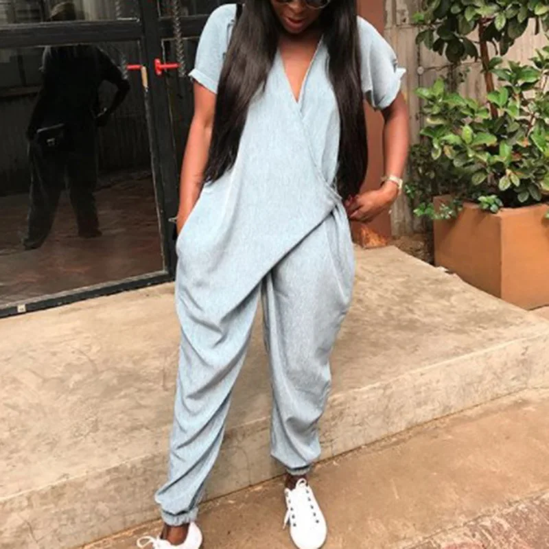 Женский комбинезон женские пляжные летние размера плюс повседневные модные