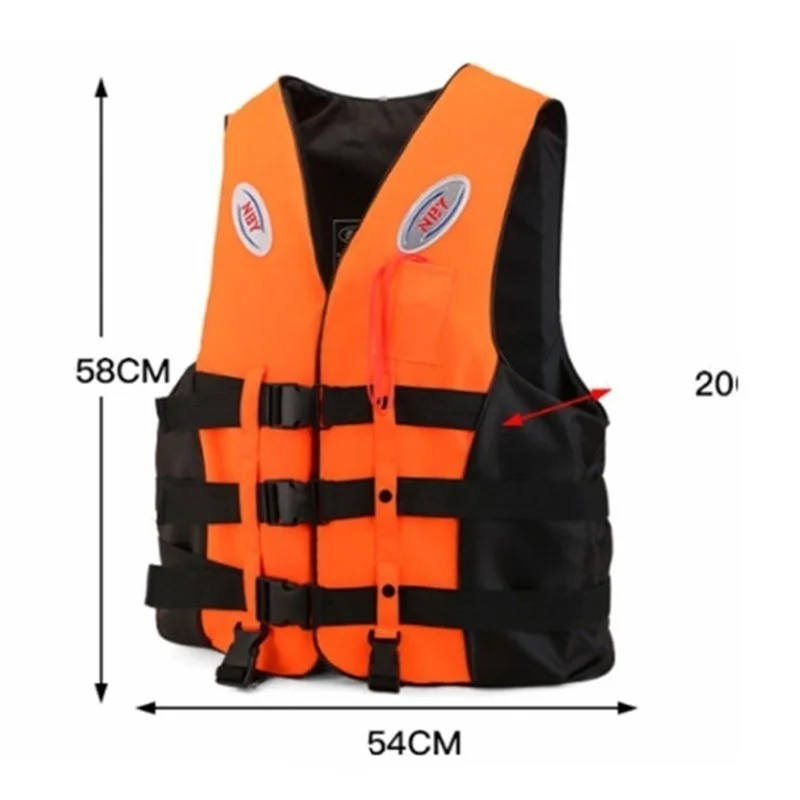 

Outdoor Rafting 300D Oxford Cloth Life Jacket For Children And Adult Swimming Snorkeling Wear Fishing Kayaking Boating Suit -40