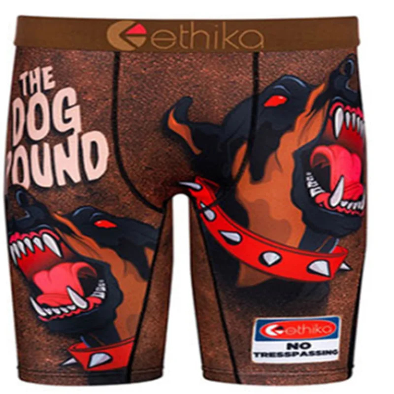 

Мужские шорты Ethika, трусы-боксеры, индивидуальное камуфляжное нижнее белье, модные трендовые квадратные шорты Ethika