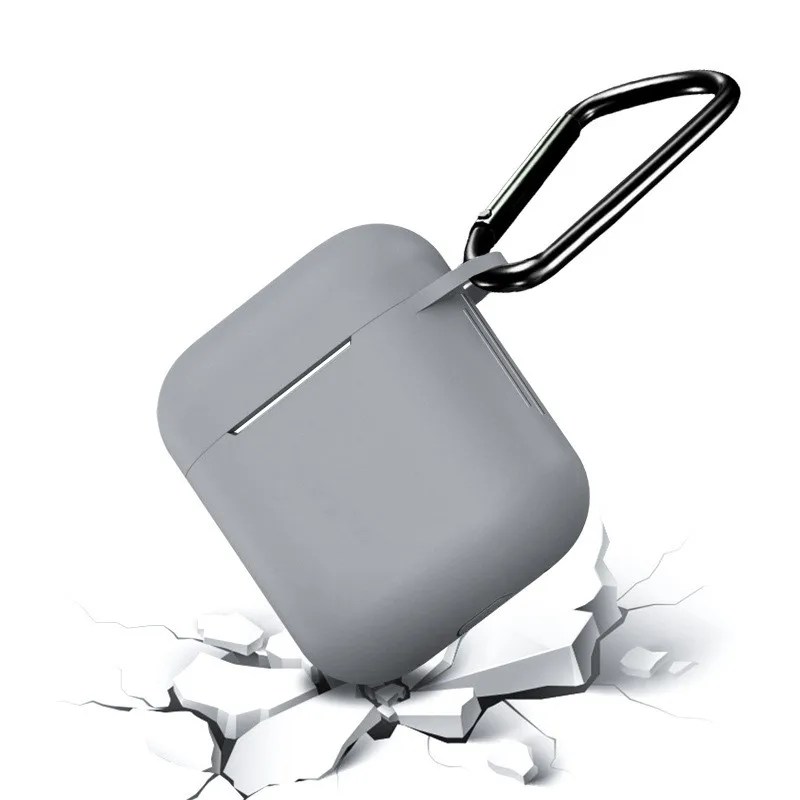 Мягкий силиконовый чехол беспроводные наушники Bluetooth для Apple гарнитура Airpods