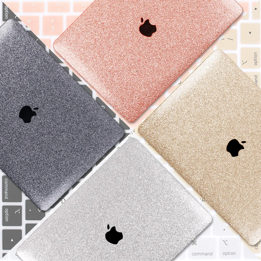 Блестящий чехол для ноутбука Apple MacBook Air Pro retina 11 12 13 15 дюймов для Mac Pro 13,3 Touch bar A2159 жесткий корпус+ крышка клавиатуры