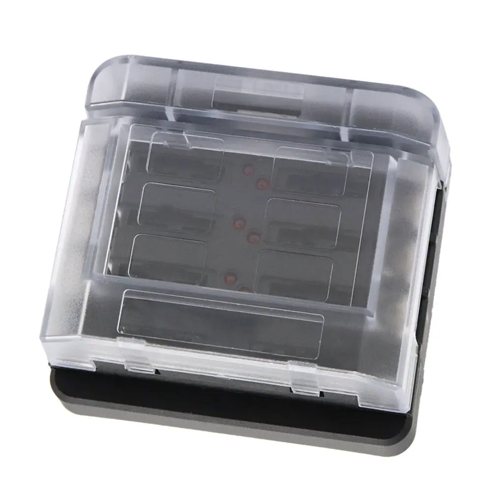 

6-полосный блок предохранителей для автомобиля лодки автобуса 32 В светодиодный ными индикаторами