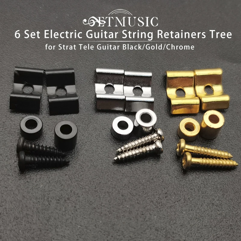 

Электрогитара, цвет черный/золотой/хром, 6 комплектов