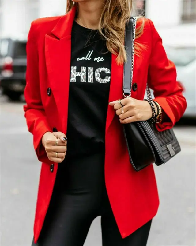 Женское пальто модный Тренч деловая туника женский зимний топ верхняя одежда