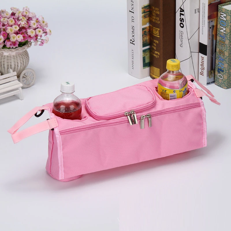 pink bottle tray Чашка для детской коляски, держатель, специальная кружка для родителей, водонепроницаемый дизайн, сумка для чашки, коляски, велосипедные универсальные сумки для бутылок для ребенка - Цвет: pink bottle tray