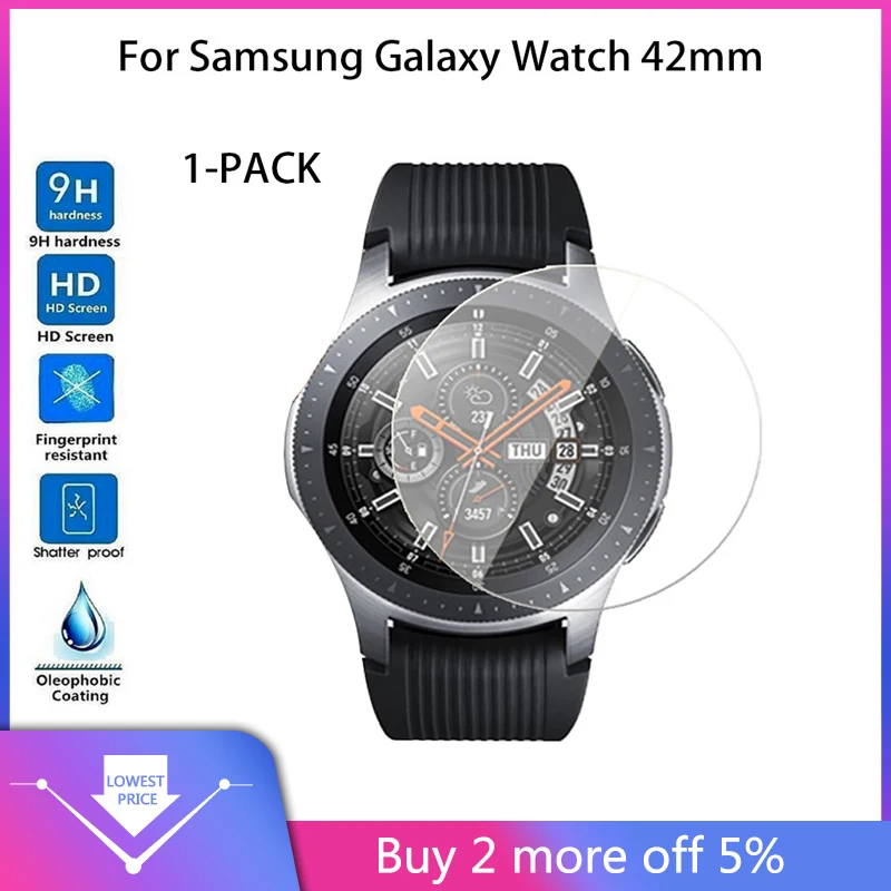 1/2/4-PACK закаленное стекло для защиты экрана Samsung Galaxy Watch 42/46 мм Защитное |