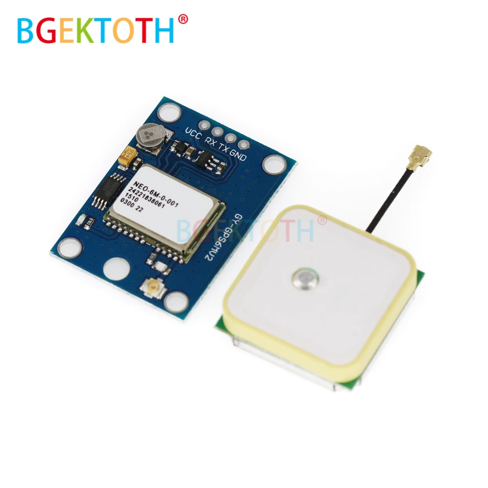 

GY-NEO6MV2 New NEO-6M GPS Module NEO6MV2 with Flight Control EEPROM MWC APM2.5 Large Antenna for arduno