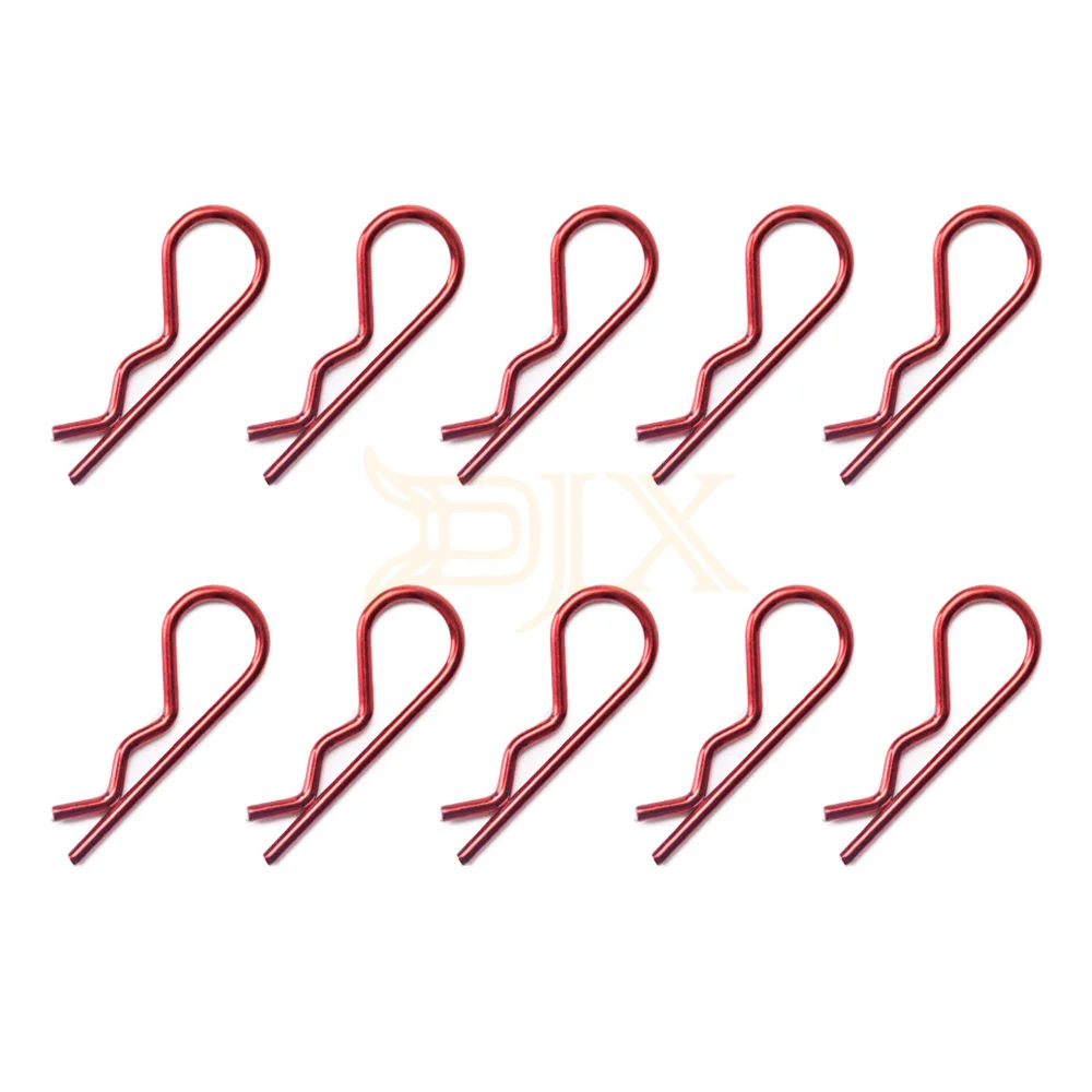 10 шт. универсальные зажимы для корпуса из нержавеющей стали Pin 1/10 RC модели
