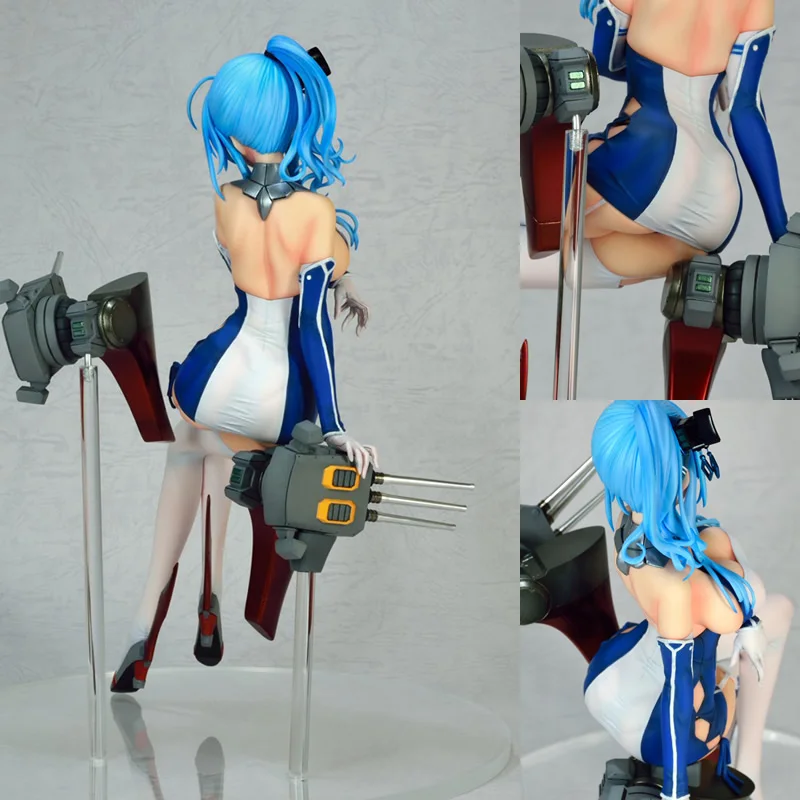 1/7 Неокрашенная полимерная фигура Azur Лейн St. Луи нераскрашенная модель GK