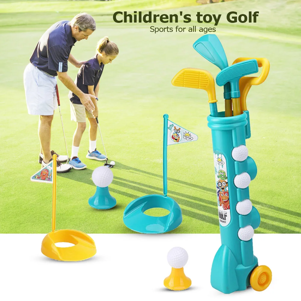 

Children Kids Golf Mini Toy Toddler Golf Ball Game Kids Home Outdoor Golf Ball Game Play Set Sports Toys Gift for Boys Girls