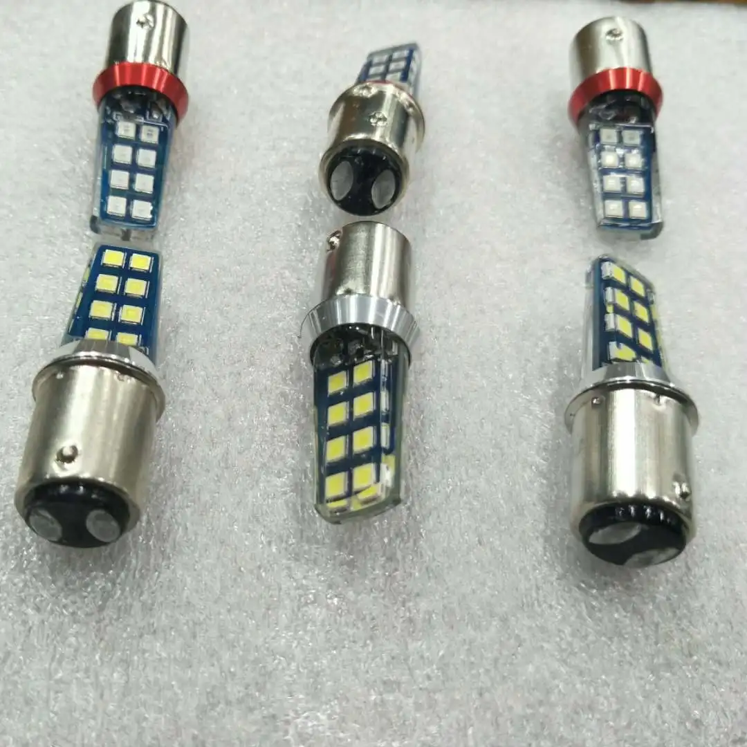 

Motorcycle Flash LED Turn Signal 1156 / 1157 Silicone 2835 Motorcycle Reversing Brake Light 2835 12smd Car Accessories