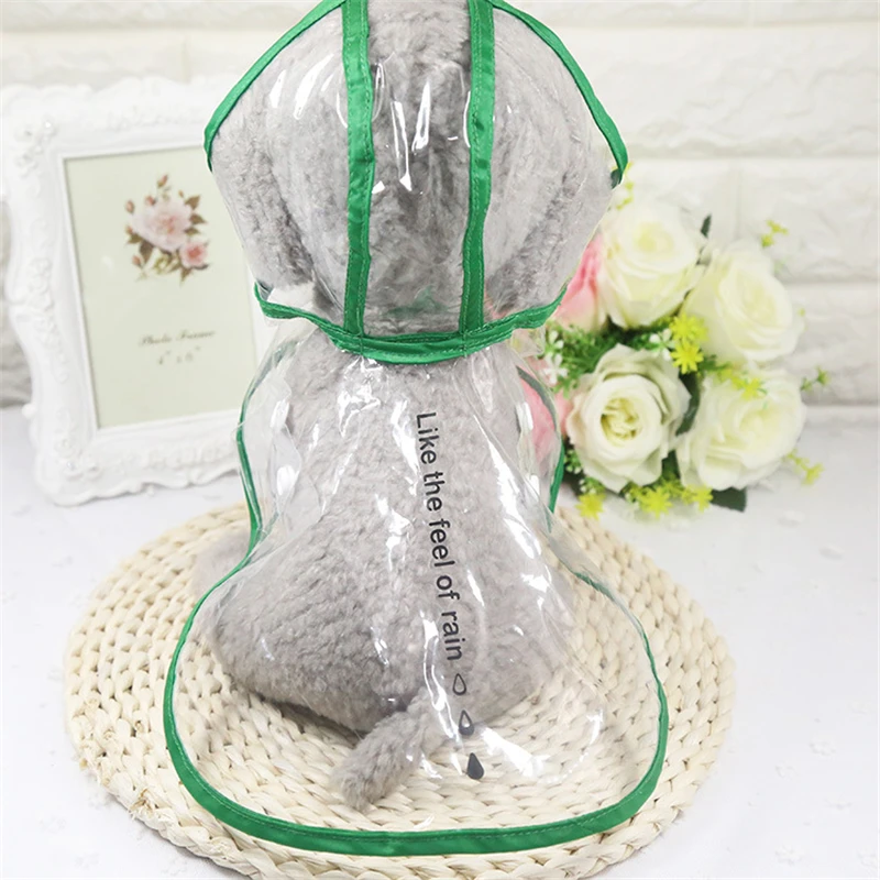 Классический стиль дождевик для собак одежда щенков ПВХ прозрачное