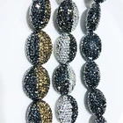 Berbeny 2 шт. DIY винтажные натуральные бусины для браслетов серебряный хрустальный камень круглые ожерелья свадебные ювелирные изделия