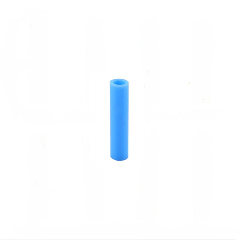 Urijk Reusablew Drinking Straw Colorful Straw Silicone Sleeve With Clear Brush Bar Supplies Stainless Steel Straw High Quality - Цвет: sky blue
