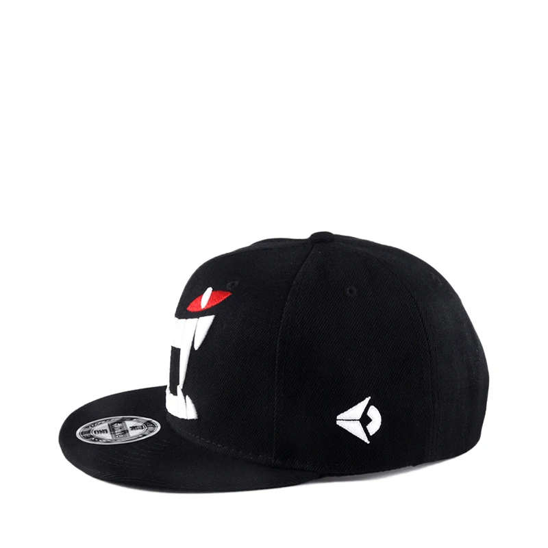 Горячая Распродажа вышивка демон дьявол зубы знаменитости версия хип-хоп панк