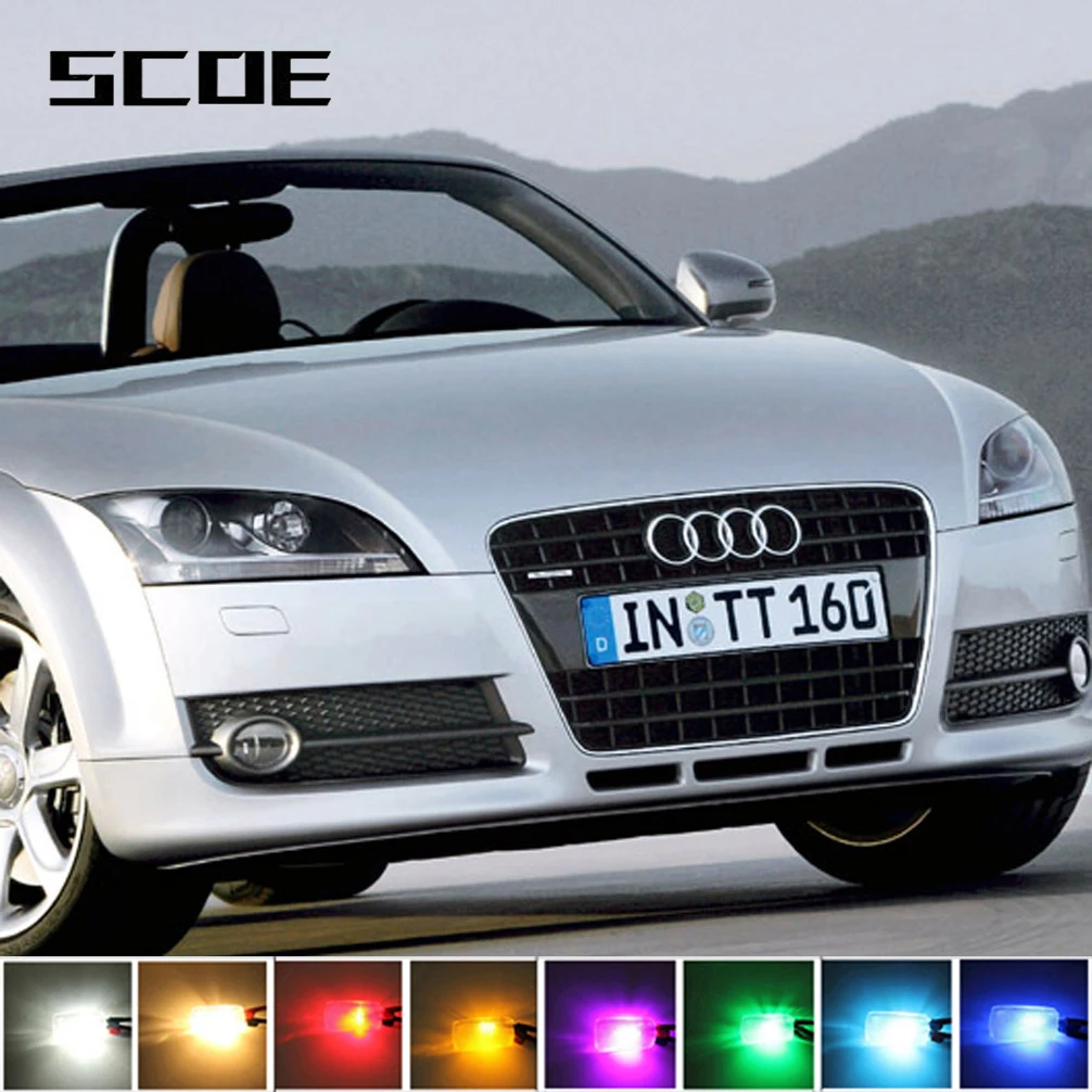 

For Audi TT Roadster 8J9 Low High Beam Fog Driving Turn Signal Sidemarker Brake Tail Back Up License Interior Light Kit