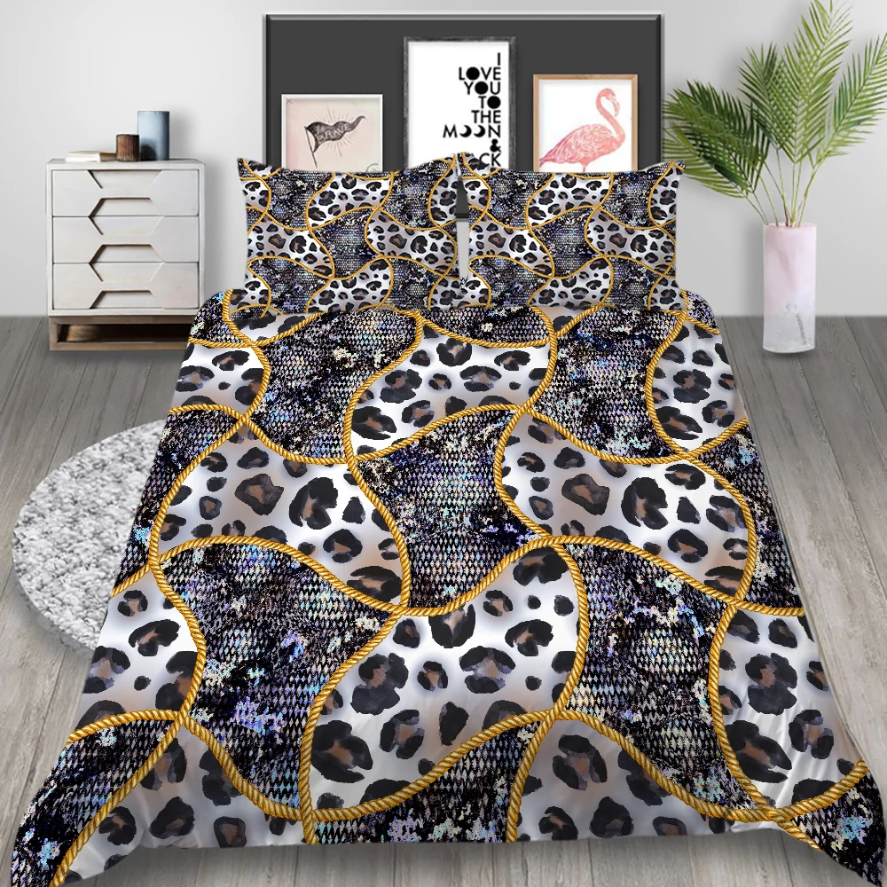 

Bed Set Queen Size Duvet Cover Set 2/3 Pcs Highend Bedclothes Modern Home Bed Set with Pillowcase
