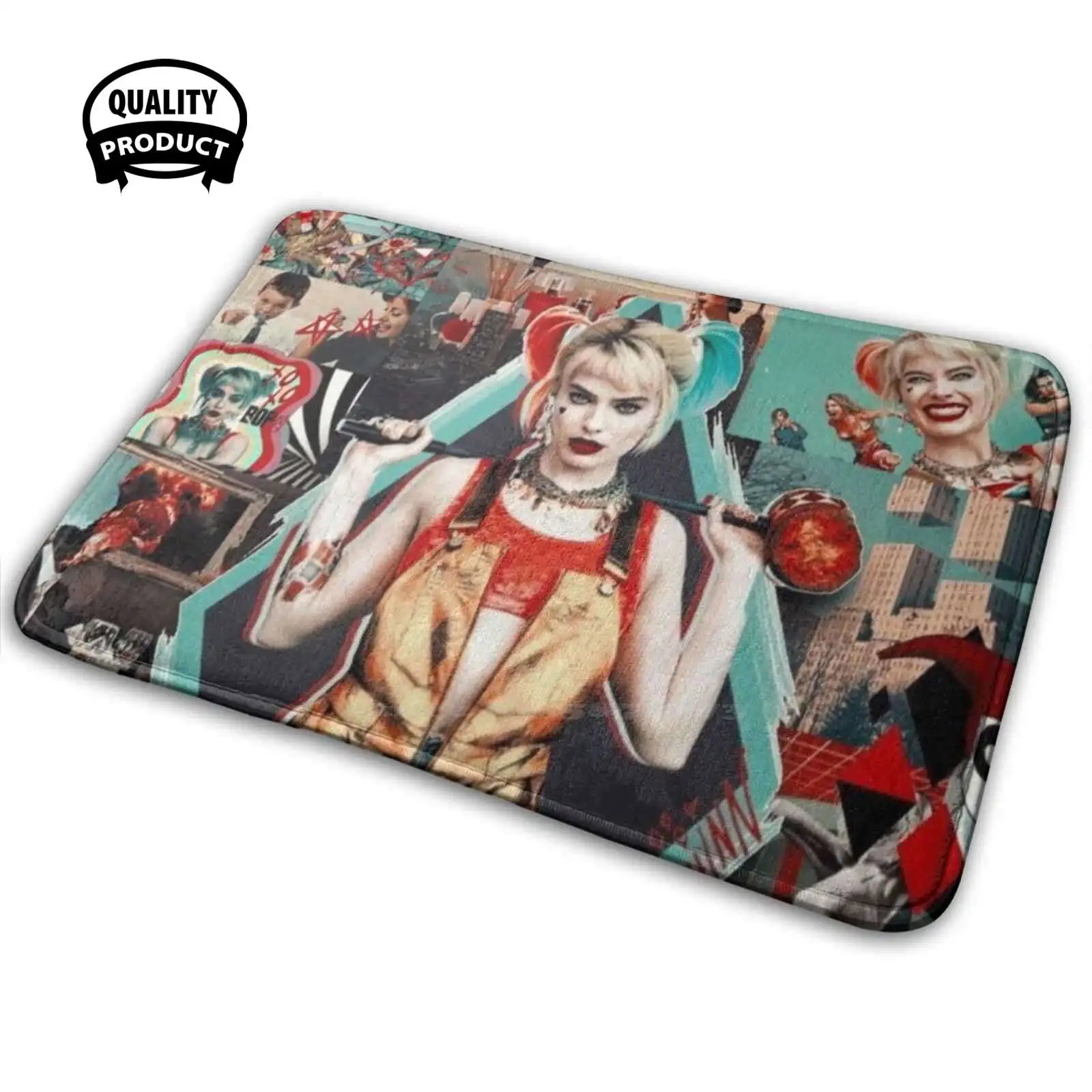 Робби домашние мягкие тапочки в Семья Противоскользящий коврик ковер знаменитый