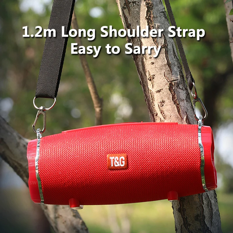 

Беспроводная портативная Bluetooth-колонка, 20 Вт, сабвуфер, 3D стерео музыкальный центр, бумбокс, водонепроницаемый, для улицы, AUX/TF/USB