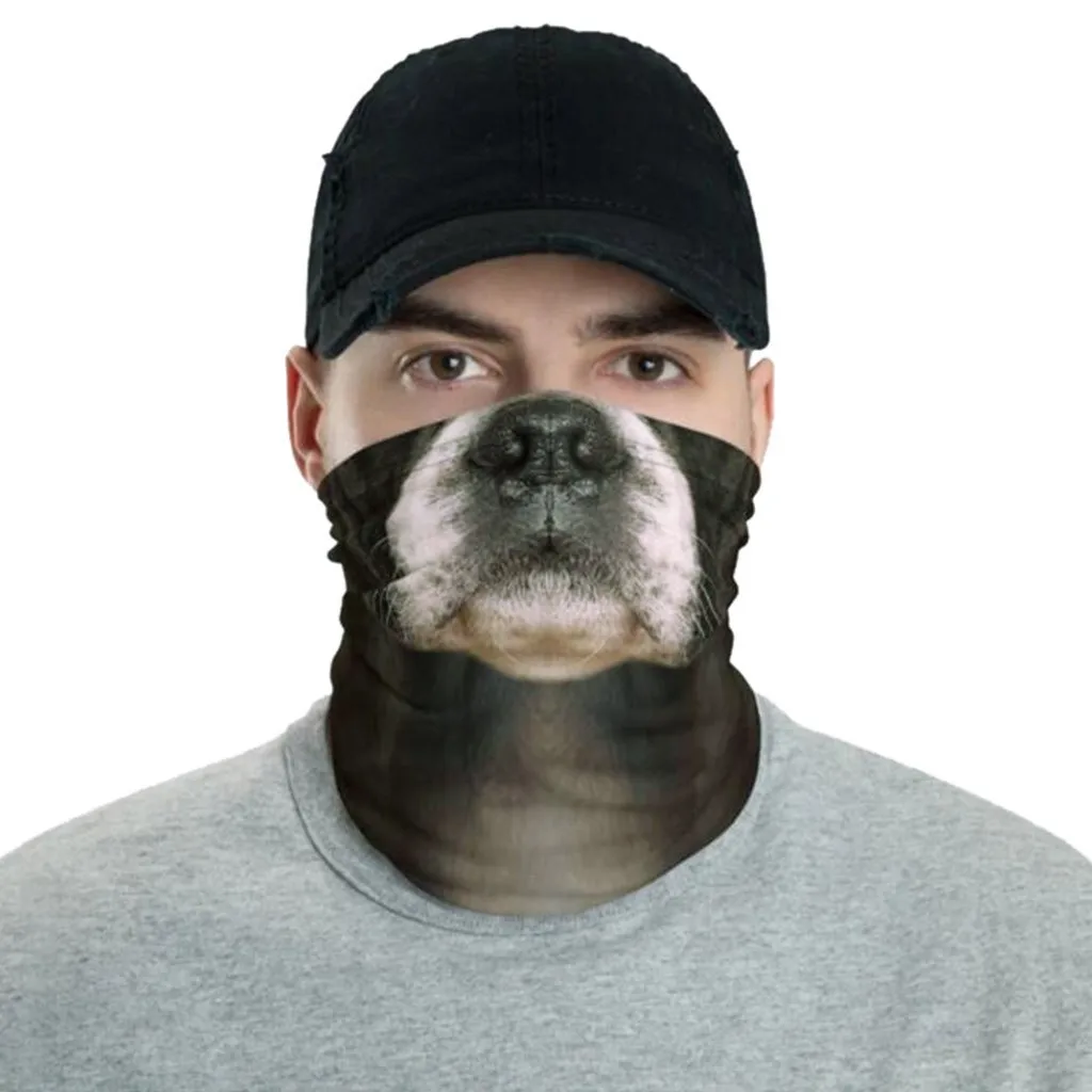 Бесшовные 3d банданы для мужчин и женщин шарфы на шею с забавным принтом езды