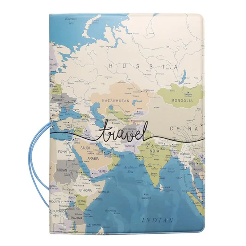 

Креативная дорожная Обложка для паспорта, кошелек с надписью для мужчин и женщин, держатель для удостоверения личности из искусственной ко...