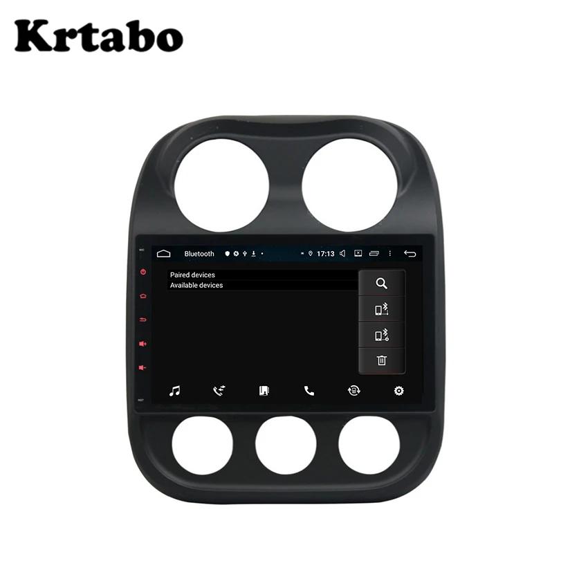 Автомобильный Радио Android мультимедийный плеер Восьмиядерный 4G ram для Jeep Compass