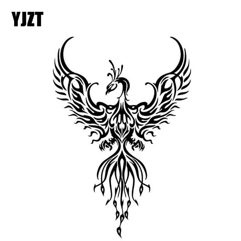 YJZT 11 9 см * 17 3 Феникс модное креативное украшение автомобиля стикер кузова