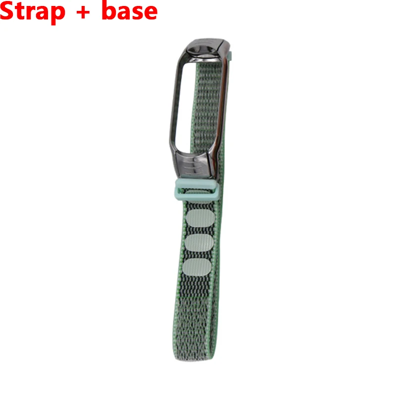 Marine green2 Ремешок для mi Band 4 3 band браслет нейлоновый Браслет Смарт-часы аксессуары наручные mi Band 3 для Xiao mi band 3 4 браслет - Цвет ремешка: Marine green2