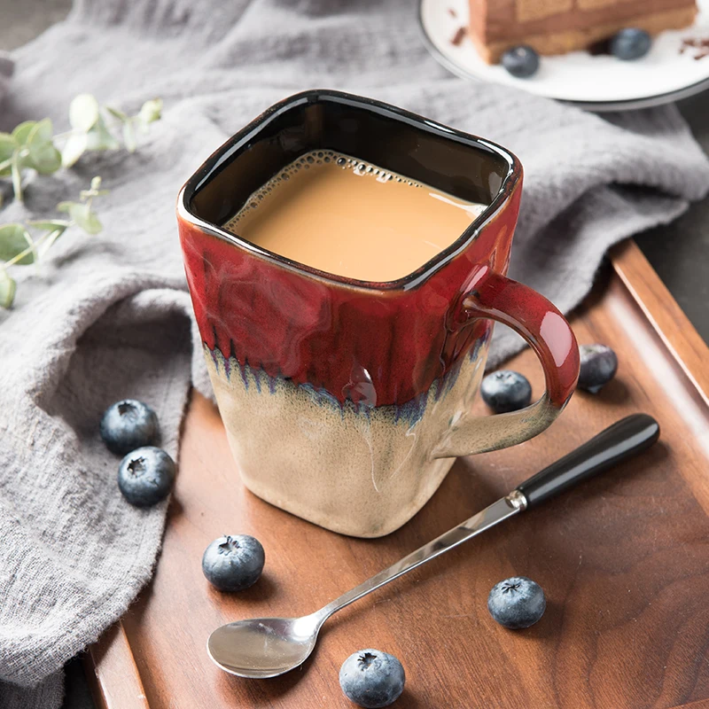 410ML Retro ceramic cup coffe mug travel coffee mugs tea teacher gifts appreciation | Дом и сад