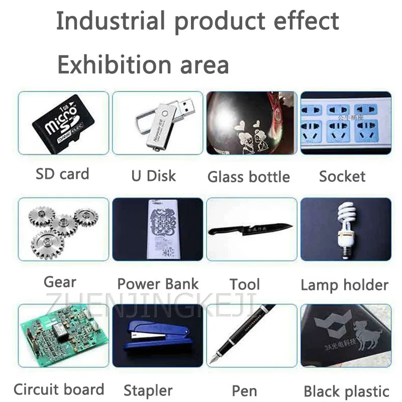 

Small Laser Engraving Machine PBT Plastic Triamine Paper Sheet Furniture Edge Banding Lettering Split Marking Machine Printer