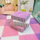 Утолщенный квадратный коврик с прострочкой, одеяла для спальни, для девушек, для ползания, эркера, плюшевый прикроватный напольный коврик