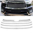 Хромированная решетка из нержавеющей стали для передней решетки гриля для Toyota Highlander 2014 2015 2016