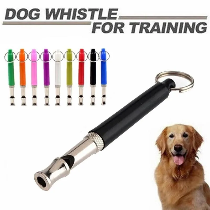 

Two-tone Ultrasonic Flute Dog Whistles For Training Sound Whistle Obedience Pet Puppy Dog Whistle Black Tube Copper Whistle